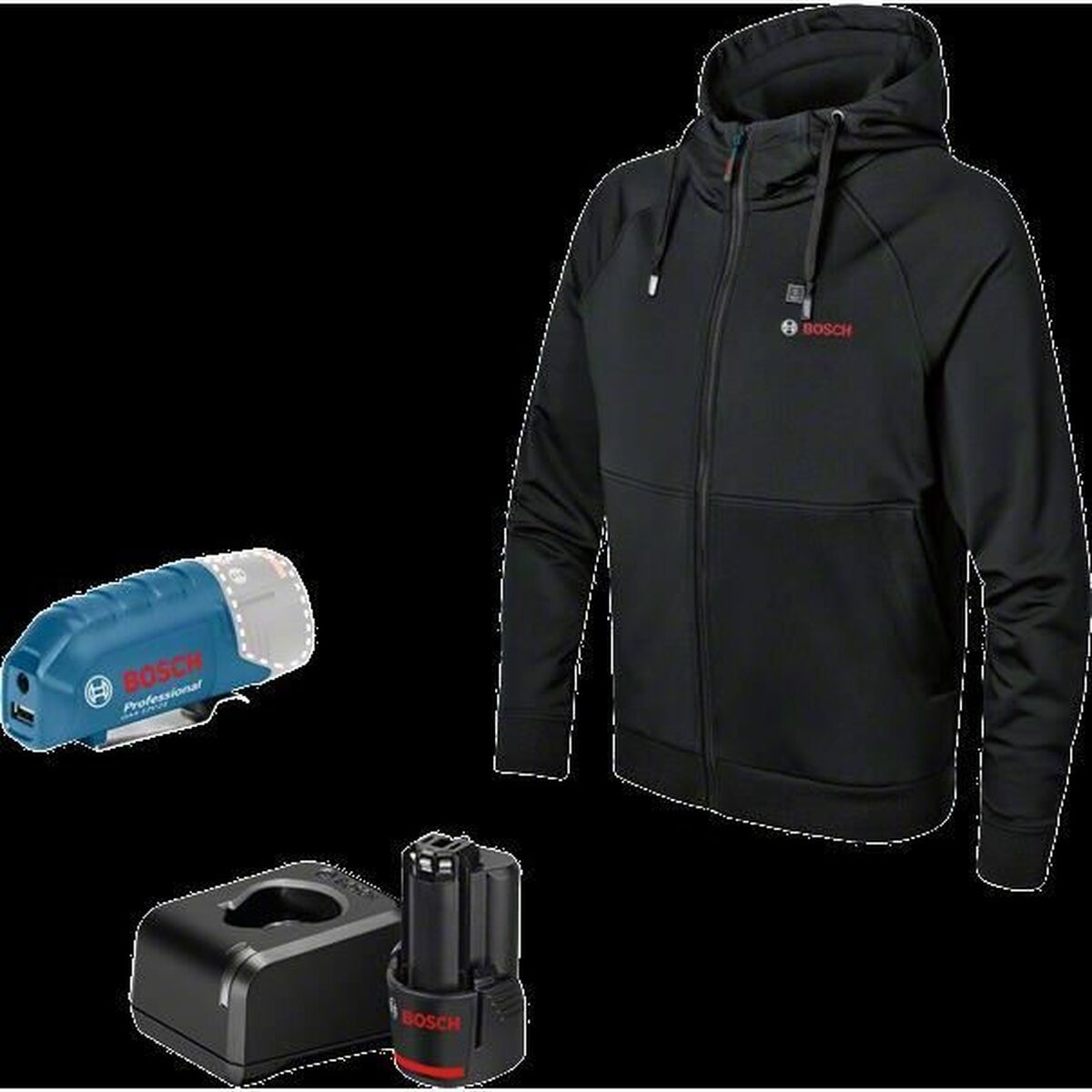 Veste de travail BOSCH GHH 12 Noir M (M)